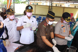 Kepala BNN Kabupaten Tabalong Hadiri Pemusnahan Barang Bukti Di Kejaksaan Negeri Tabalong