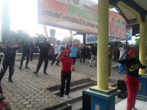Pembinaan Jasmani Pegawai BNN Kabupaten Tabalong Melalui Senam Sehat